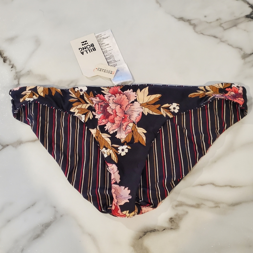 Billabong NWT Reversible Bikini Bottoms Sz L